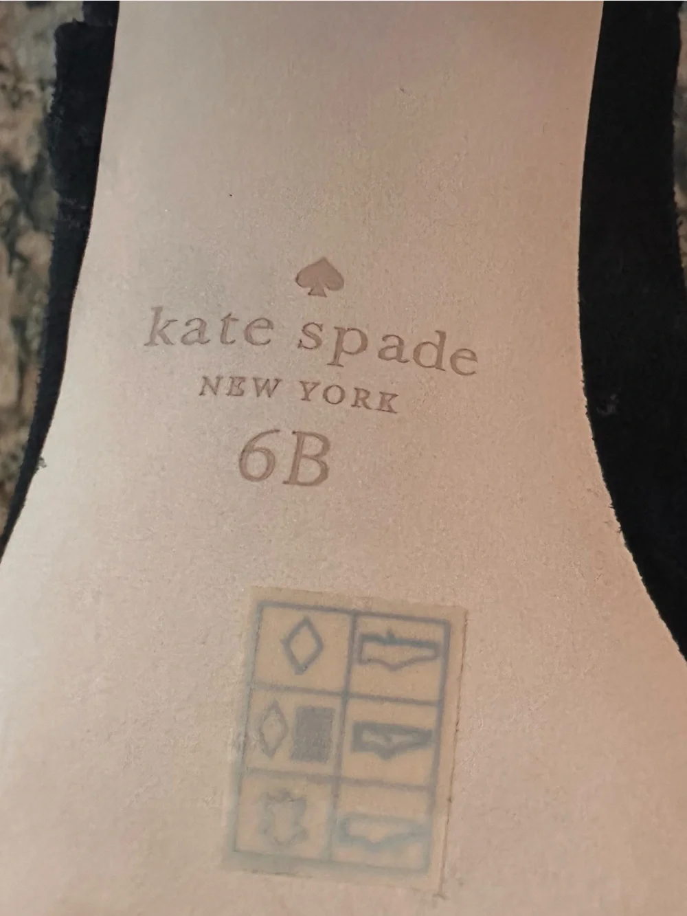 Kate Spade New York Suede Ankle Booties Black